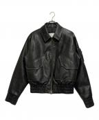 FTWエフティーダブリュー）の古着「フェイクレザージャケット」｜ブラック