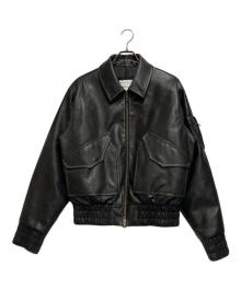 FTW（エフティーダブリュー）の古着「フェイクレザージャケット」｜ブラック