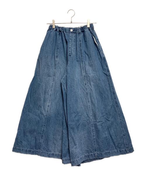 LA SUD（ラッシュド）LA SUD (ラッシュド) ワイドデニムパンツ インディゴ サイズ:9号の古着・服飾アイテム