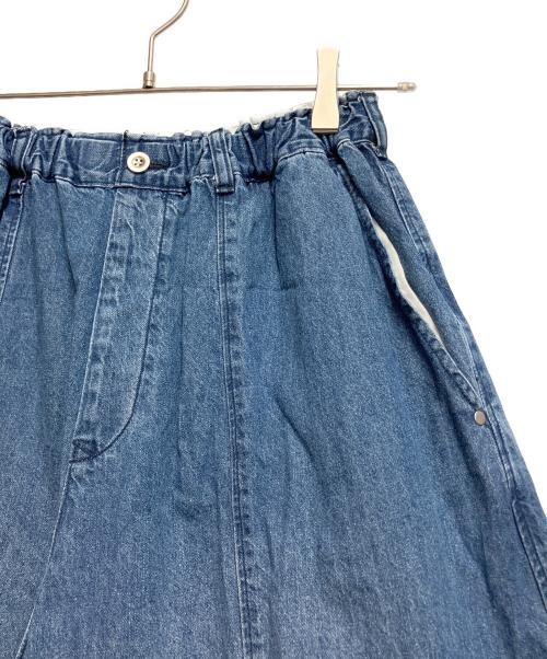 LA SUD（ラッシュド）LA SUD (ラッシュド) ワイドデニムパンツ インディゴ サイズ:9号の古着・服飾アイテム