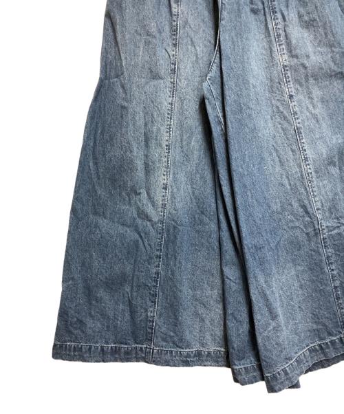 LA SUD（ラッシュド）LA SUD (ラッシュド) ワイドデニムパンツ インディゴ サイズ:9号の古着・服飾アイテム