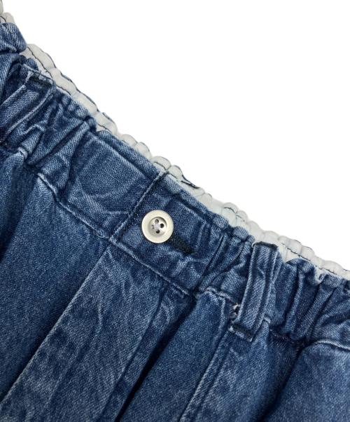 LA SUD（ラッシュド）LA SUD (ラッシュド) ワイドデニムパンツ インディゴ サイズ:9号の古着・服飾アイテム