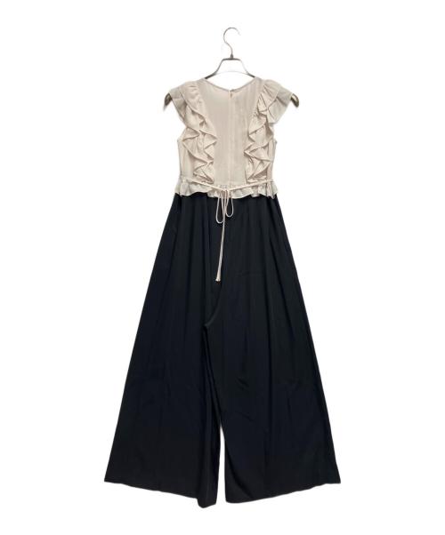 FENNEL（フェンネル）FENNEL (フェンネル) オールインワン ベージュ×ブラック サイズ:9号の古着・服飾アイテム