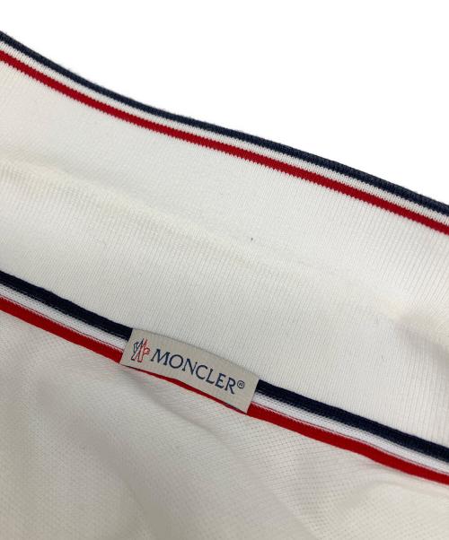 MONCLER（モンクレール）MONCLER (モンクレール) MAGLIA POLO MANICA CPRTA ホワイト サイズ:Lの古着・服飾アイテム