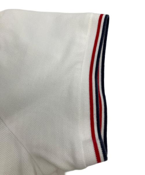 MONCLER（モンクレール）MONCLER (モンクレール) MAGLIA POLO MANICA CPRTA ホワイト サイズ:Lの古着・服飾アイテム