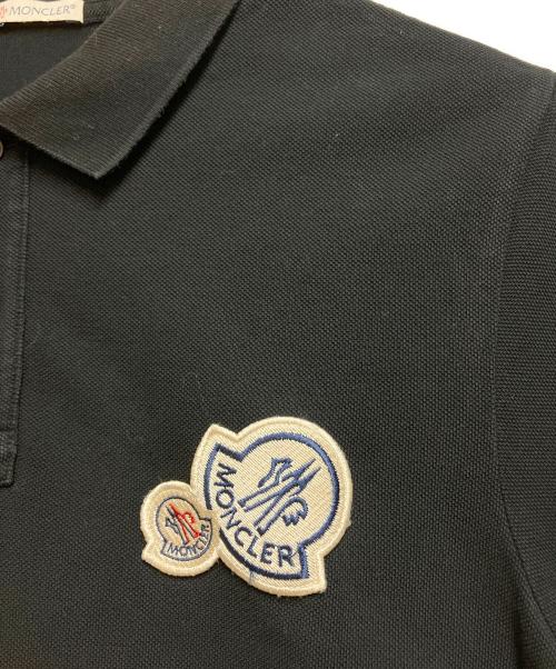 MONCLER（モンクレール）MONCLER (モンクレール) MAGLIA POLO MANICA CORTA ブラック サイズ:Lの古着・服飾アイテム