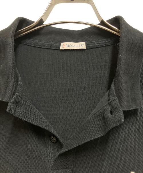 MONCLER（モンクレール）MONCLER (モンクレール) MAGLIA POLO MANICA CORTA ブラック サイズ:Lの古着・服飾アイテム