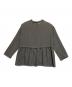 UNITED ARROWS TOKYO (ユナイテッドアローズトウキョウ) ペプラム ハイネックブラウス グレー サイズ:不明：4000円