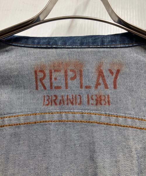 REPLAY（リプレイ）REPLAY (リプレイ) デニムトラッカージャケット ブルー サイズ:XLの古着・服飾アイテム