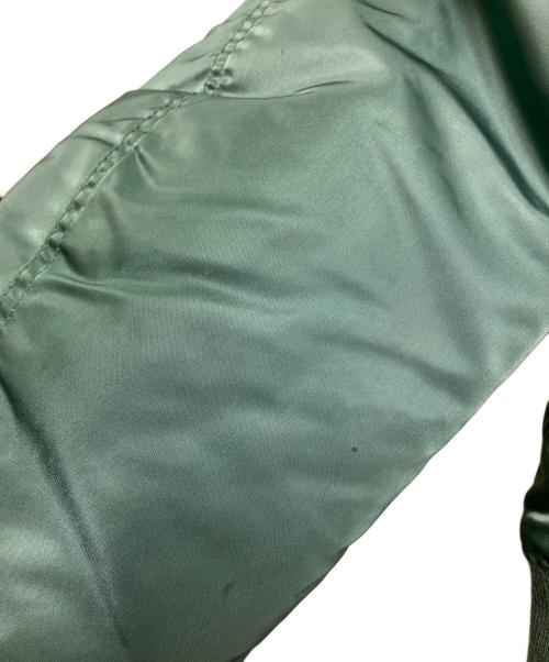 WEINTRAUB BROS.CO（ワイントラウブ・ブラザーズ・カンパニー）WEINTRAUB BROS.CO (ワイントラウブ・ブラザーズ・カンパニー) ナイロンツイル フライトジャケット グリーン サイズ:LARGEの古着・服飾アイテム