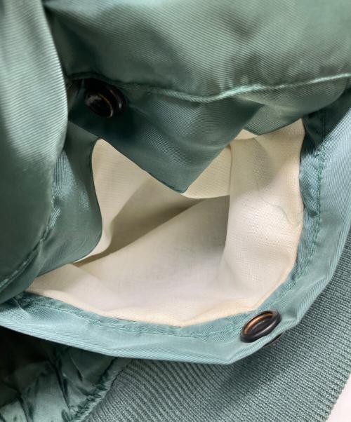 WEINTRAUB BROS.CO（ワイントラウブ・ブラザーズ・カンパニー）WEINTRAUB BROS.CO (ワイントラウブ・ブラザーズ・カンパニー) ナイロンツイル フライトジャケット グリーン サイズ:LARGEの古着・服飾アイテム