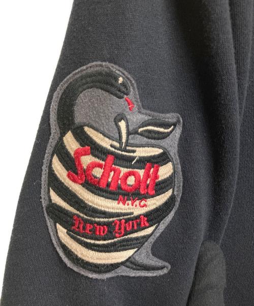 Schott（ショット）Schott (ショット) ジップアップスウェット ブラック サイズ:XLの古着・服飾アイテム