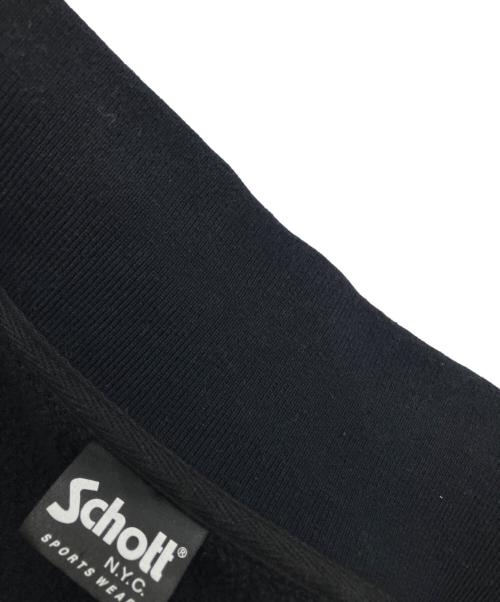 Schott（ショット）Schott (ショット) ジップアップスウェット ブラック サイズ:XLの古着・服飾アイテム