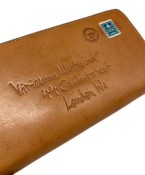 Vivienne Westwood（ヴィヴィアンウエストウッド）Vivienne Westwood (ヴィヴィアンウエストウッド) ラウンドファスナー財布 ブラウンの古着・服飾アイテム