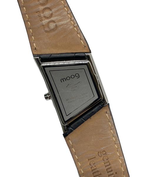 MOOG（モーグ）moog (モーグ) 腕時計 ブラック×シルバーの古着・服飾アイテム