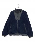 Willis&Geigerウィルスガイガー）の古着「ボアジャケット」｜ネイビー×グレー