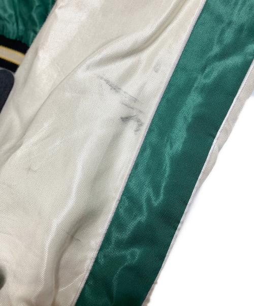 東洋エンタープライズ（トウヨウエンタープライズ）東洋エンタープライズ (トウヨウエンタープライズ) リバーシブルアセテートサテンスカジャン グリーン×ブラック サイズ:XLの古着・服飾アイテム