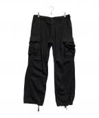 US ARMYユーエスアーミー）の古着「ジャングルファティーグパンツ」｜ブラック