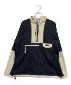 Columbiaコロンビア）の古着「撥水プルオーバージャケット」｜ブラック×ホワイト