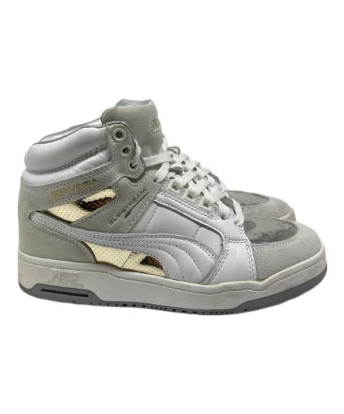 PUMA（プーマ）PUMA (プーマ) Hajime Sorayama (ハジメ ソラヤマ) Slipstream Mid（スリップストリーム ミッド） ホワイト×ライトグレー サイズ:US 6の古着・服飾アイテム
