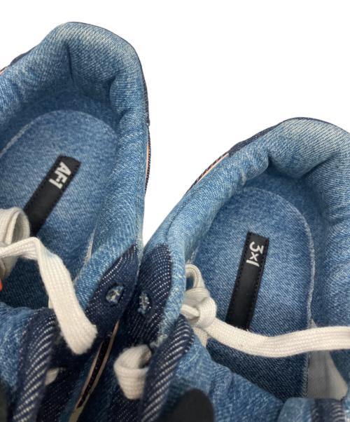 NIKE（ナイキ）NIKE (ナイキ) 3×1 (スリーバイワン) Air Force 1 Low Denim Pack（ナイキ エアフォース1 ロー デニムパック） ブルー サイズ:US 11の古着・服飾アイテム