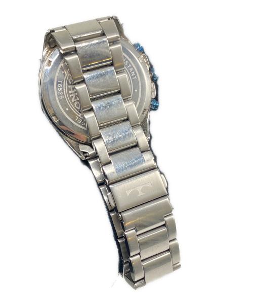 TECHNOS（テクノス）TECHNOS (テクノス) クロノグラフ ホワイト×ライトブルーの古着・服飾アイテム