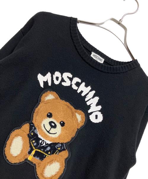 MOSCHINO（モスキーノ）MOSCHINO (モスキーノ) 長袖ニット ブラック サイズ:不明の古着・服飾アイテム