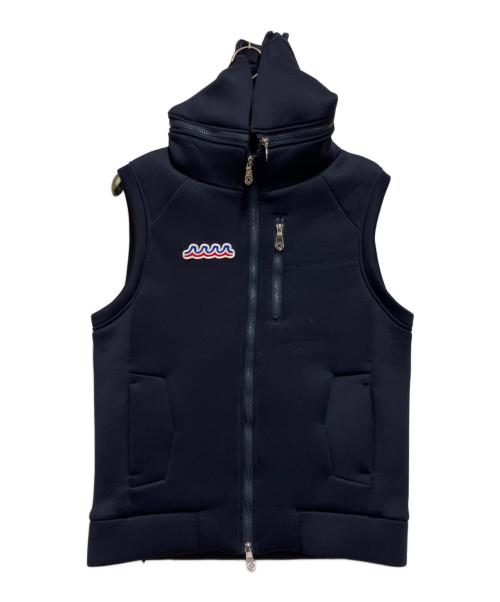 muta MARINE（ムータマリン）muta MARINE (ムータマリン) 切替ダウンベスト ネイビー サイズ:Mの古着・服飾アイテム