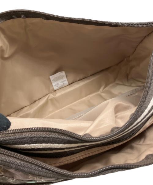 LeSportsac（レスポートサック）LeSportsac (レスポートサック) SNOOPY (スヌーピー) ショルダーバッグ ベージュ×ブラウンの古着・服飾アイテム
