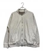 blurhms ROOTSTOCKブラームスルーツストック）の古着「別注 ダブルジップ スウェット ジャケット」｜ホワイト
