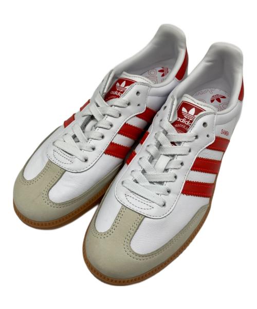 adidas（アディダス）adidas (アディダス) Samba OG（サンバ OG） ホワイト×レッド サイズ:US 10の古着・服飾アイテム