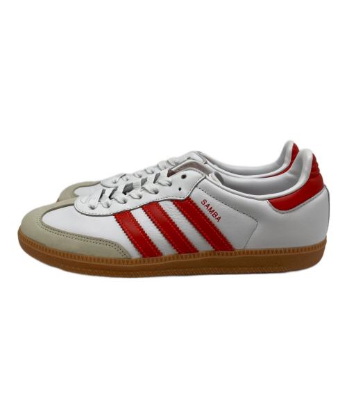 adidas（アディダス）adidas (アディダス) Samba OG（サンバ OG） ホワイト×レッド サイズ:US 10の古着・服飾アイテム