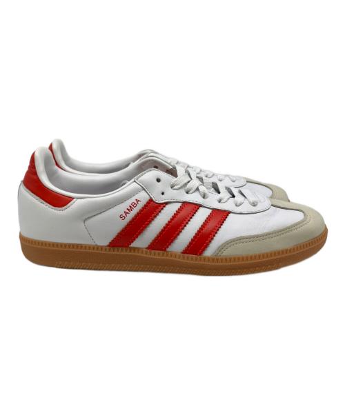 adidas（アディダス）adidas (アディダス) Samba OG（サンバ OG） ホワイト×レッド サイズ:US 10の古着・服飾アイテム