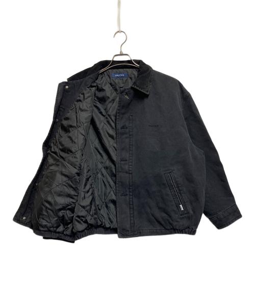 NAUTICA（ノーティカ）NAUTICA (ノーティカ) W中綿クラッシュドダックブルゾン ブラック サイズ:SIZE  Freeの古着・服飾アイテム