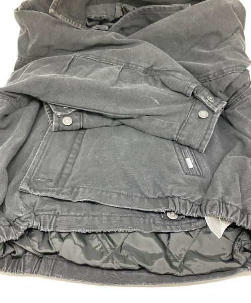 NAUTICA（ノーティカ）NAUTICA (ノーティカ) W中綿クラッシュドダックブルゾン ブラック サイズ:SIZE  Freeの古着・服飾アイテム