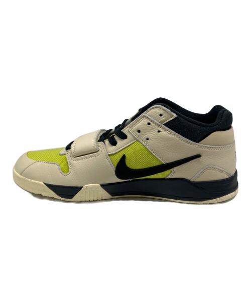 NIKE（ナイキ）NIKE TRAVIS SCOTT (トラヴィススコット) Jordan Jumpman Jack TR CJ1 T-Rexx（ジョーダン ジャンプマンジャック TR CJ1 T-Rexx） ベージュ×イエロー サイズ:US 12の古着・服飾アイテム