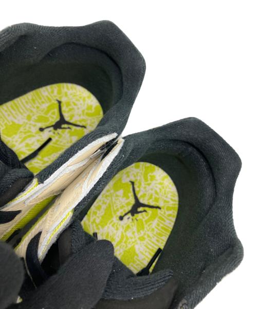 NIKE（ナイキ）NIKE TRAVIS SCOTT (トラヴィススコット) Jordan Jumpman Jack TR CJ1 T-Rexx（ジョーダン ジャンプマンジャック TR CJ1 T-Rexx） ベージュ×イエロー サイズ:US 12の古着・服飾アイテム