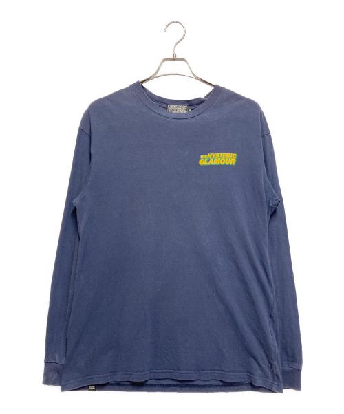 Hysteric Glamour（ヒステリックグラマー）Hysteric Glamour (ヒステリックグラマー) REEL TO REEL Tシャツ ネイビー サイズ:Mの古着・服飾アイテム