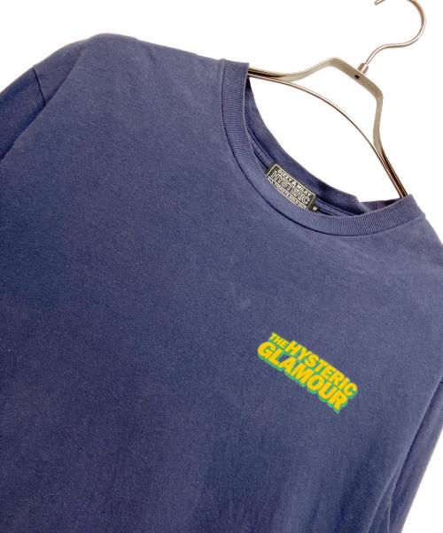 Hysteric Glamour（ヒステリックグラマー）Hysteric Glamour (ヒステリックグラマー) REEL TO REEL Tシャツ ネイビー サイズ:Mの古着・服飾アイテム