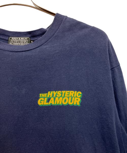 Hysteric Glamour（ヒステリックグラマー）Hysteric Glamour (ヒステリックグラマー) REEL TO REEL Tシャツ ネイビー サイズ:Mの古着・服飾アイテム