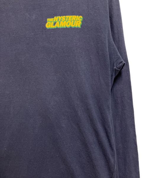 Hysteric Glamour（ヒステリックグラマー）Hysteric Glamour (ヒステリックグラマー) REEL TO REEL Tシャツ ネイビー サイズ:Mの古着・服飾アイテム