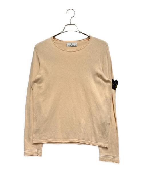 STONE ISLAND（ストーンアイランド）STONE ISLAND (ストーンアイランド) 長袖カットソー ベージュ サイズ:Sの古着・服飾アイテム