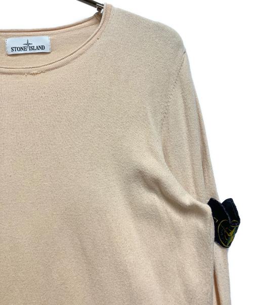 STONE ISLAND（ストーンアイランド）STONE ISLAND (ストーンアイランド) 長袖カットソー ベージュ サイズ:Sの古着・服飾アイテム