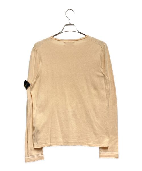 STONE ISLAND（ストーンアイランド）STONE ISLAND (ストーンアイランド) 長袖カットソー ベージュ サイズ:Sの古着・服飾アイテム