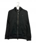 1PIU1UGUALE3 RELAXウノピゥウノウグァーレトレ リラックス）の古着「ビッグファスナー パーカー 」｜ブラック