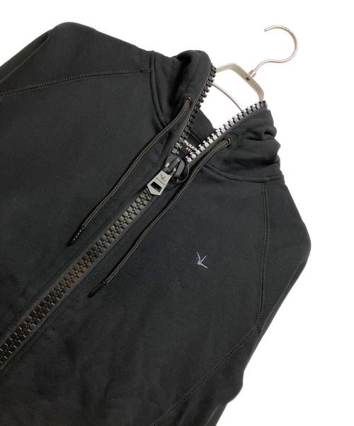 1PIU1UGUALE3 RELAX（ウノピゥウノウグァーレトレ リラックス）1piu1uguale3 relax (ウノピゥウノウグァーレトレ リラックス) ビッグファスナー パーカー  ブラック サイズ:JP XL / EU L / IT 50の古着・服飾アイテム