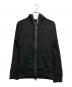 1piu1uguale3 relax（ウノピゥウノウグァーレトレ リラックス）の古着「ビッグファスナー パーカー 」｜ブラック
