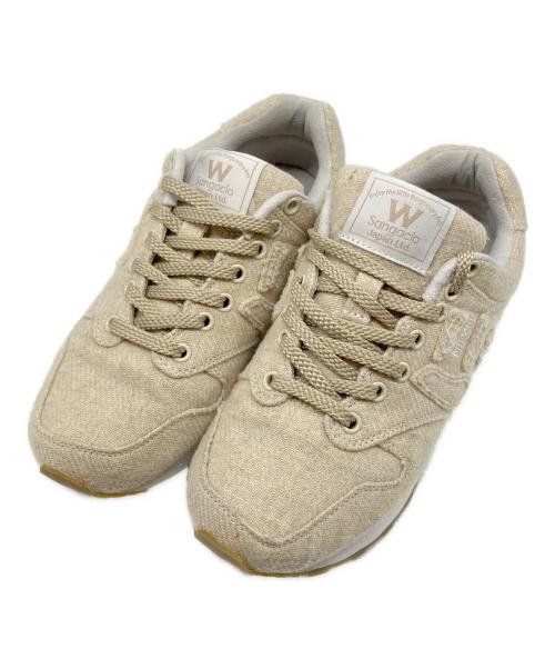 via SANGACIO（ヴィア・サンガチオ）via SANGACIO (ヴィア・サンガチオ) ローカットスニーカー ベージュ サイズ:US 6の古着・服飾アイテム