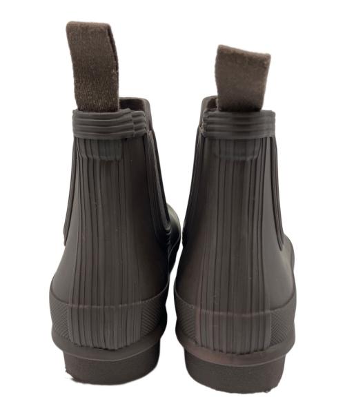 HUNTER（ハンター）HUNTER (ハンター) レインチェルシーブーツ ブラウン サイズ:US 6の古着・服飾アイテム