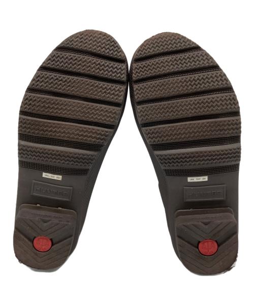 HUNTER（ハンター）HUNTER (ハンター) レインチェルシーブーツ ブラウン サイズ:US 6の古着・服飾アイテム